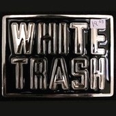 white Trash Belt Buckle