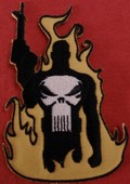 Flaming Soldier patch