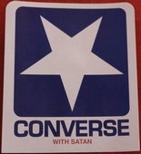 Converse With Satan Sticker
