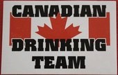Canadian Drinking Team Sticker