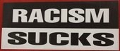 Racism Sucks Sticker